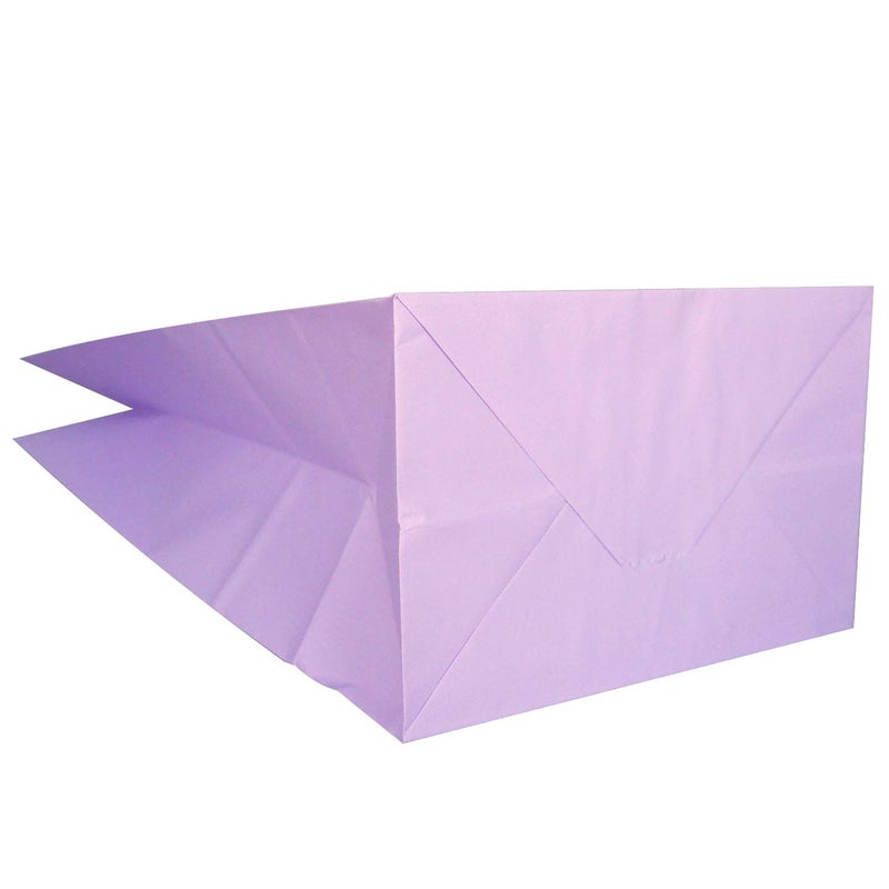 Partay Shenanigans Party Favor Bags - 50 Pack Kraft Paper Goodie Gift Lunch Treat Bags - Party Supplies for Theme Kids Birthday - 5"x3"x9" (Lavender Purple) - Image 3